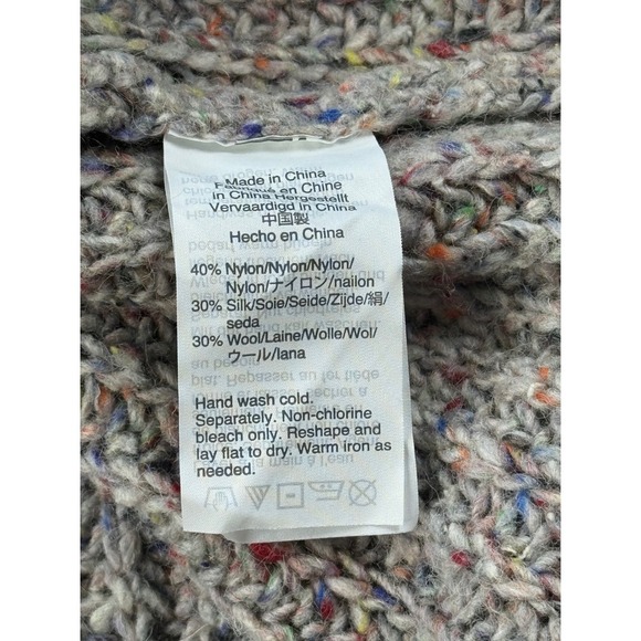 Madewell Confetti Knit Turtleneck Sweater Women's XS Extra Small Cozy - Picture 5 of 6